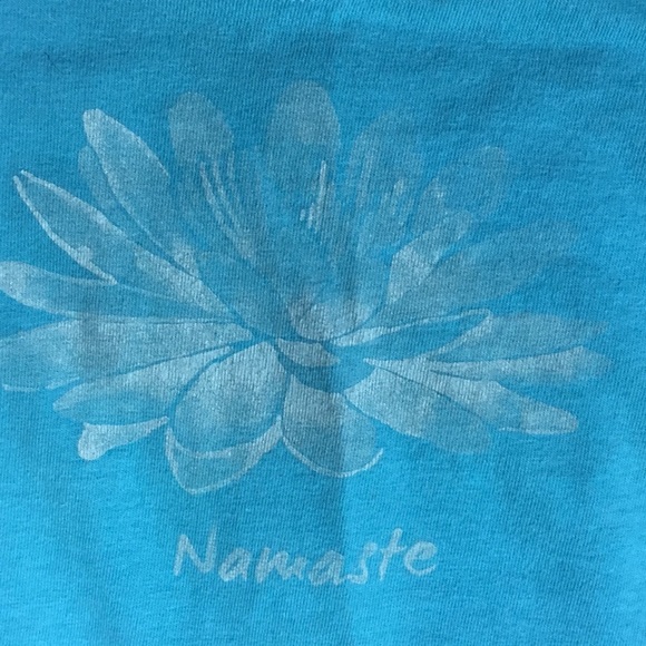 Life is good- namaste yoga comfy cotton tank top - Picture 3 of 6